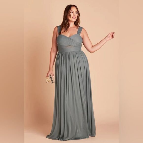 NEW Birdy Grey Elsye Bridesmaid Long Maxi Dress in Sea Glass Green Size XXL - Picture 7 of 16